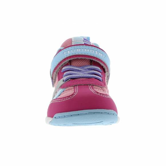 NEW TSUKIHOSHI kid's kaz sneakers in fucshia/light blue - Picture 5 of 7